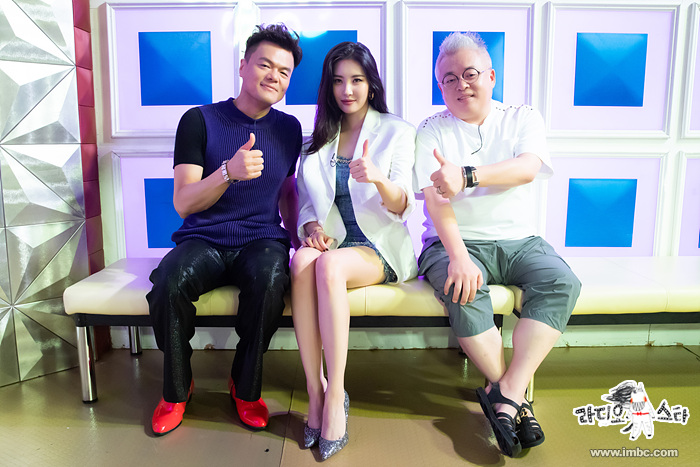  라디오스타 박진영 애제자 비 깡 노래 평