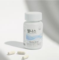 엘나스 Calm &amp; Relax 영양제 L테아닌, 60정, 1개