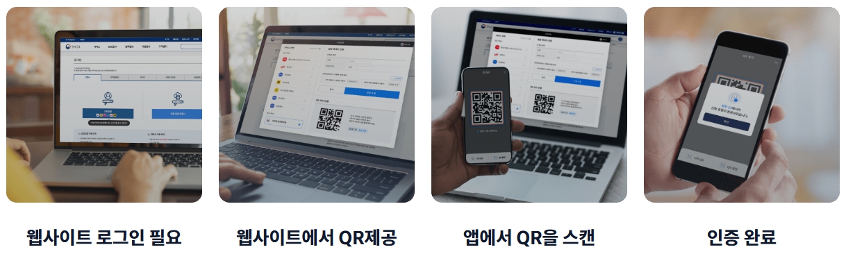 온라인 웹사이트 사용 예시 화면