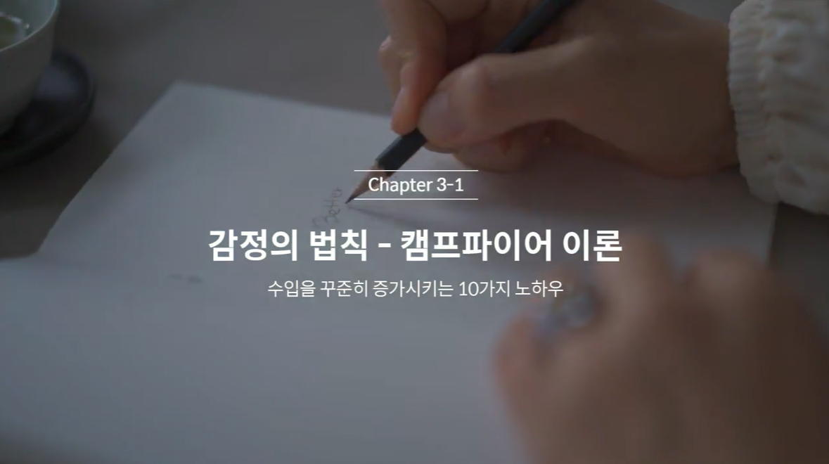  (클래스101) 김새해의 머니시크릿 3-1. 감정의 법칙-캠프파이어 이론