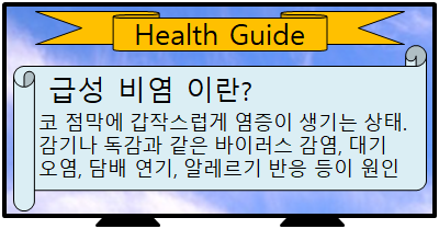 급성 비염