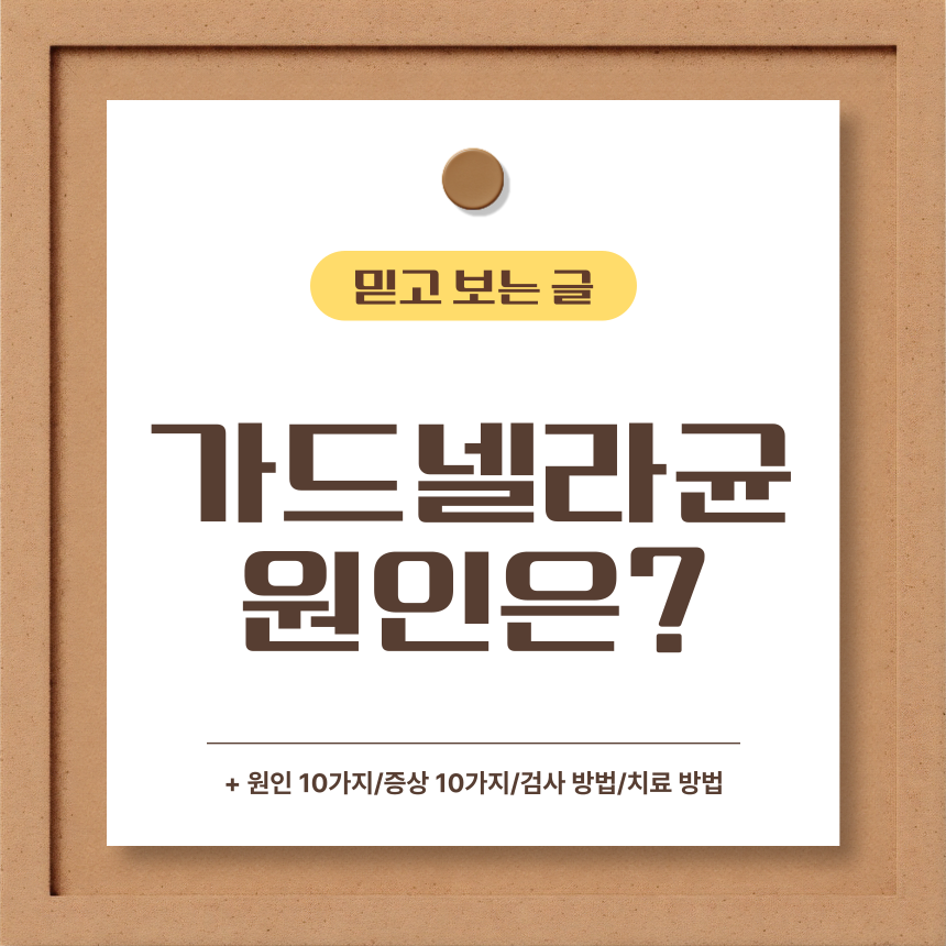  가드넬라균 원인은?