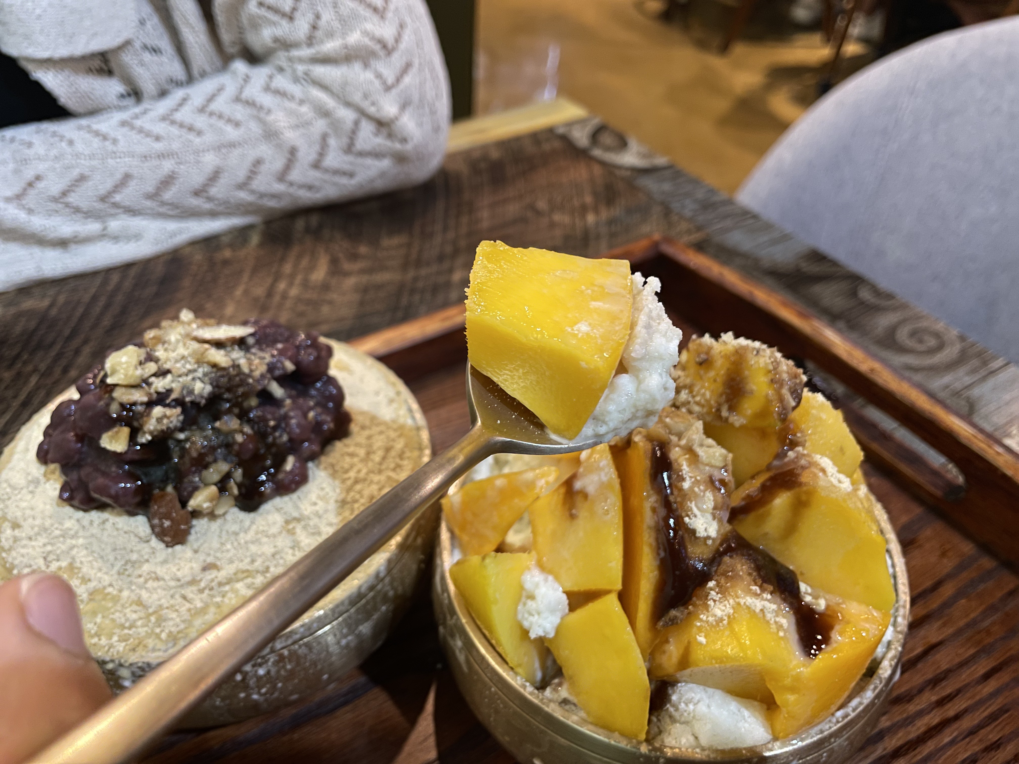 제주도 애플망고 빙수
