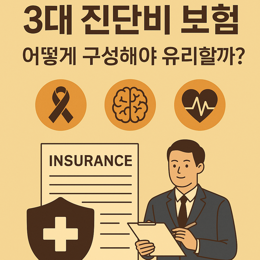 3대 진단비 보험(암·뇌·심장), 어떻게 구성해야 유리할까?