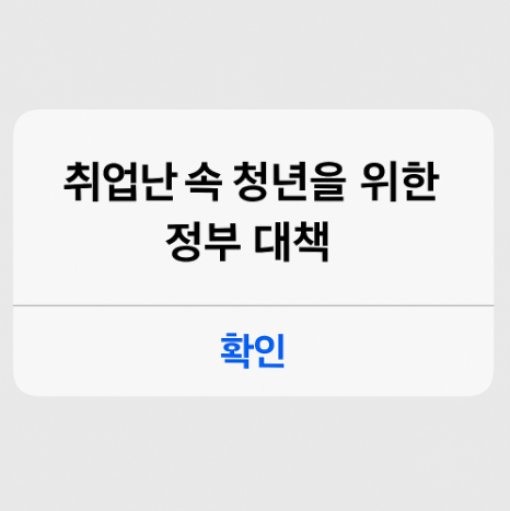 취업난 속 청년을 위한 정부 대책