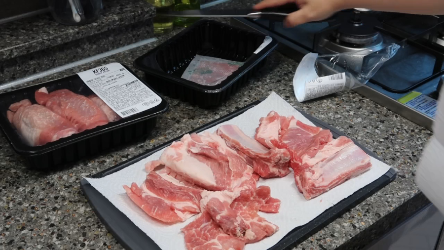 양념돼지갈비-황금레시피-캠핑용-추천