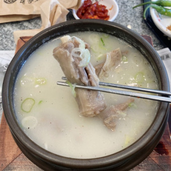 곰탕  꼬리곰탕 사골곰탕