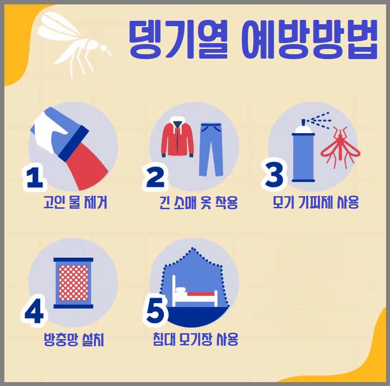 뎅기열 예방방법