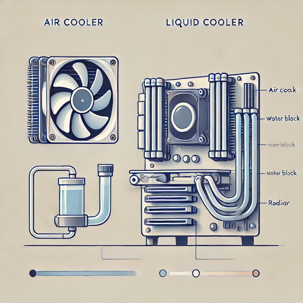 공랭 쿨러 vs 수랭 쿨러