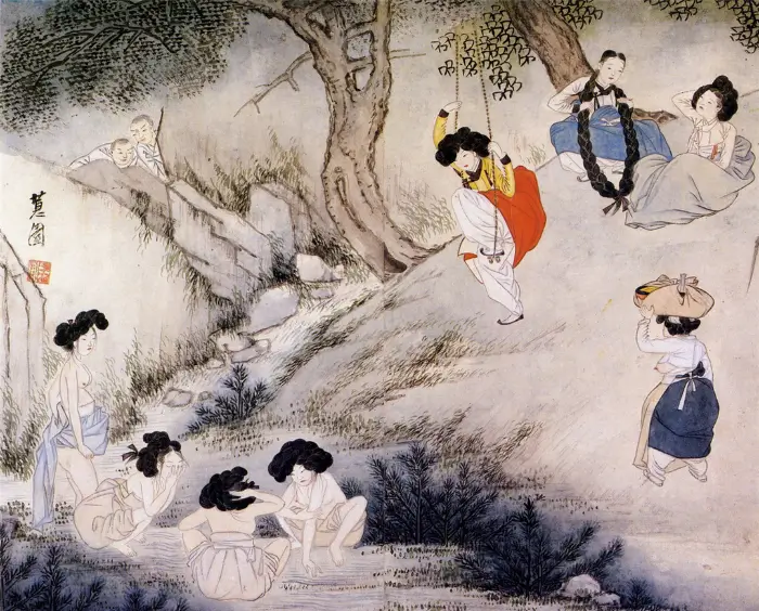 18세기 신윤복 단오 (source: wikipedia.org)