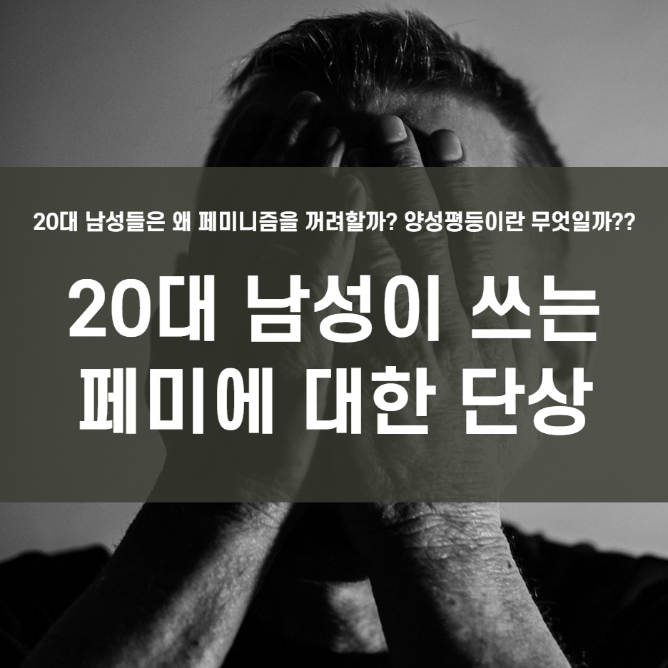  20대 남성이 쓰는 페미니즘에 대한 단상
