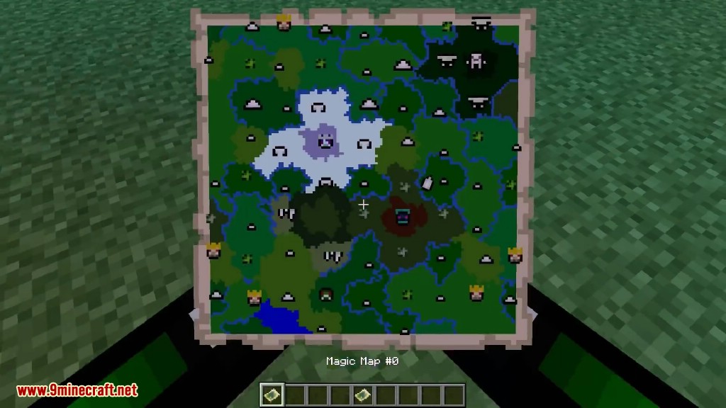 Карта лабиринта сумеречный лес