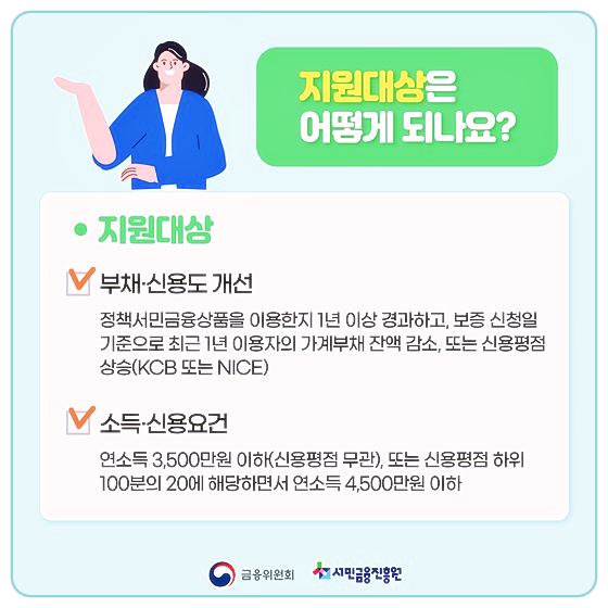 정부지원-햇살론뱅크-지원-대상