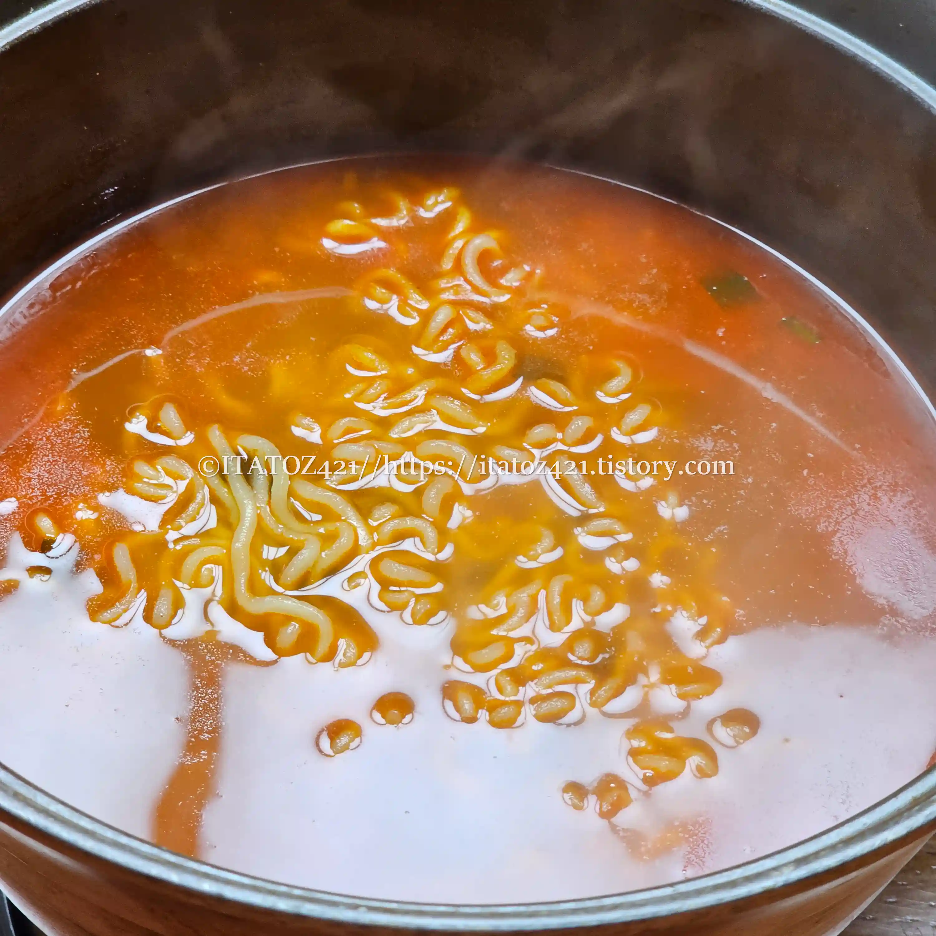 삼양라면 신제품 맵탱 마늘조개라면 후기