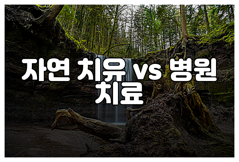 자연 치유 vs 병원 치료