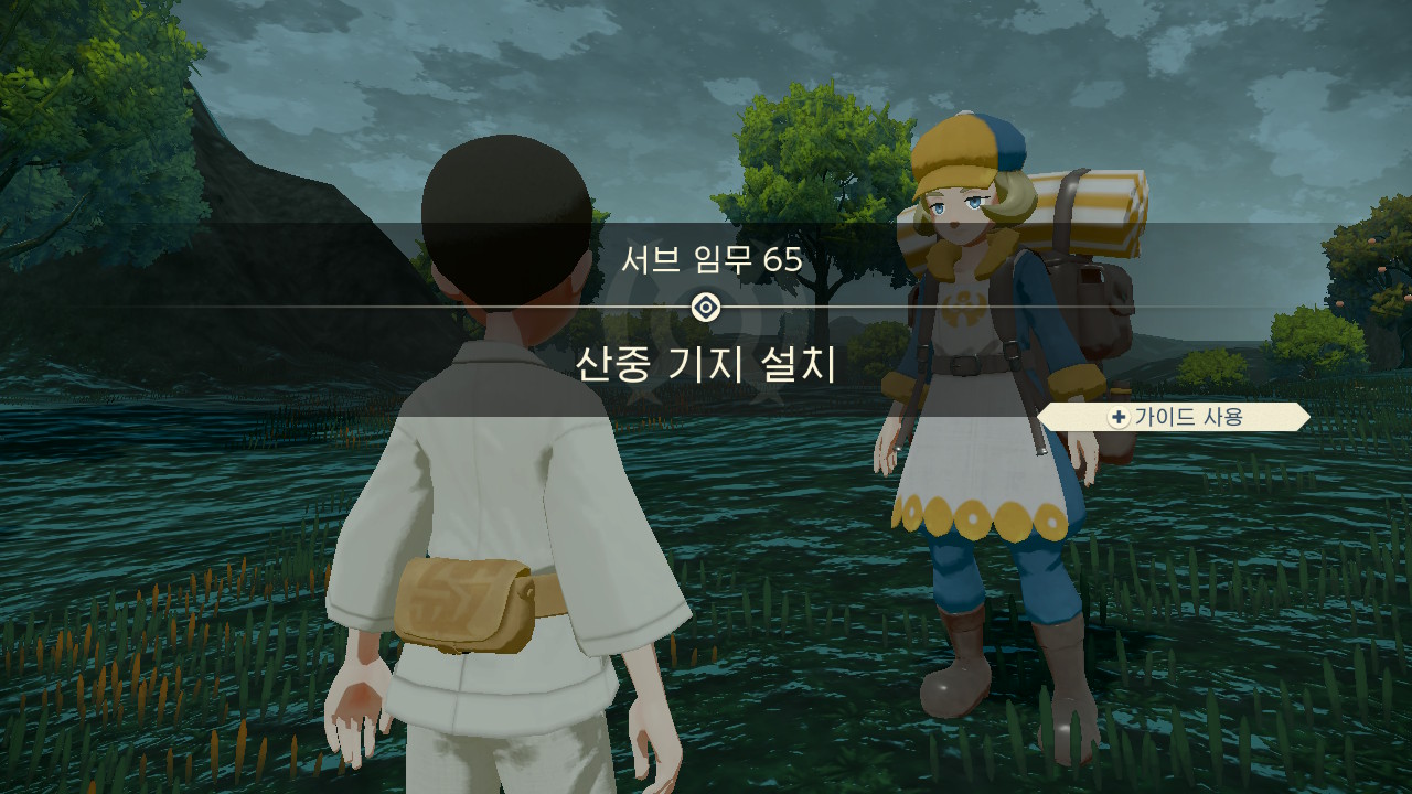  포켓몬스터 아르세우스 산중기지/빙산기지 설치
