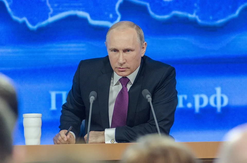 러시아 대통령 푸틴 사진입니다.