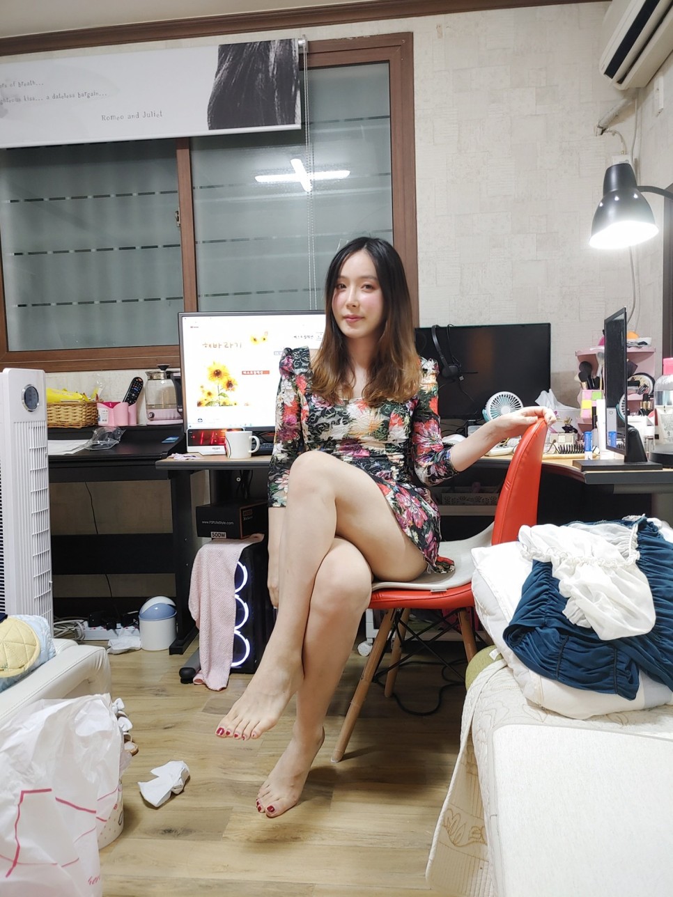  꽃무늬 원피스