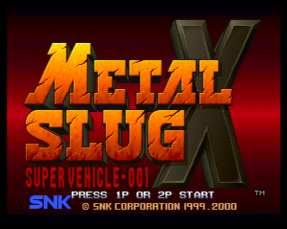  메탈슬러그 X - Metal Slug X Super Vehicle-001 (PS1 BIN 다운로드)