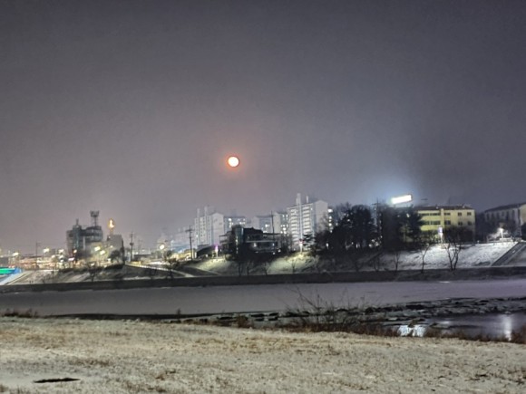 동지 보름달 동지섣달 1