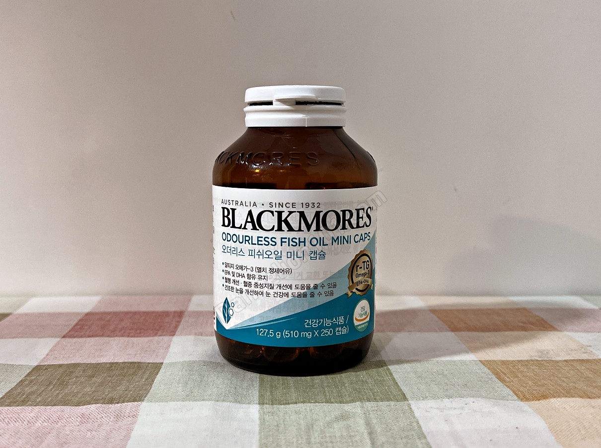 블랙모어스 오더리스 피쉬오일 미니 캡슐 (Blackmores Odourless Fish Oil Mini Caps)