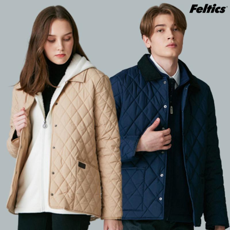 펠틱스 21FW 남여 클래식 퀼팅자켓 세트
