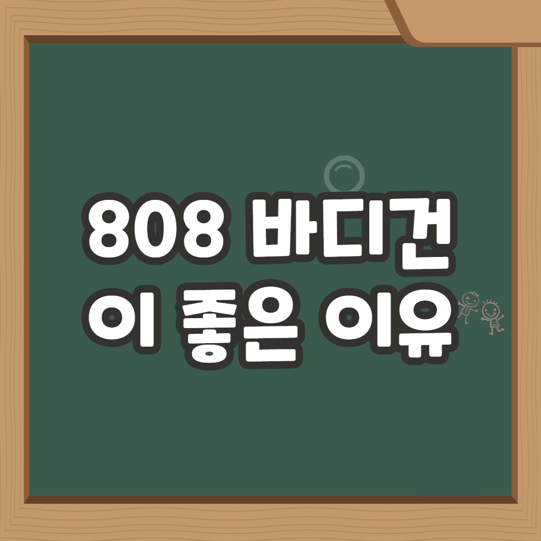  부모님 생신 선물로 최고인 무선 마사지건 808 바디건 아시나요?