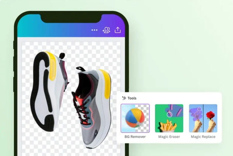 CANVA 배경지우기