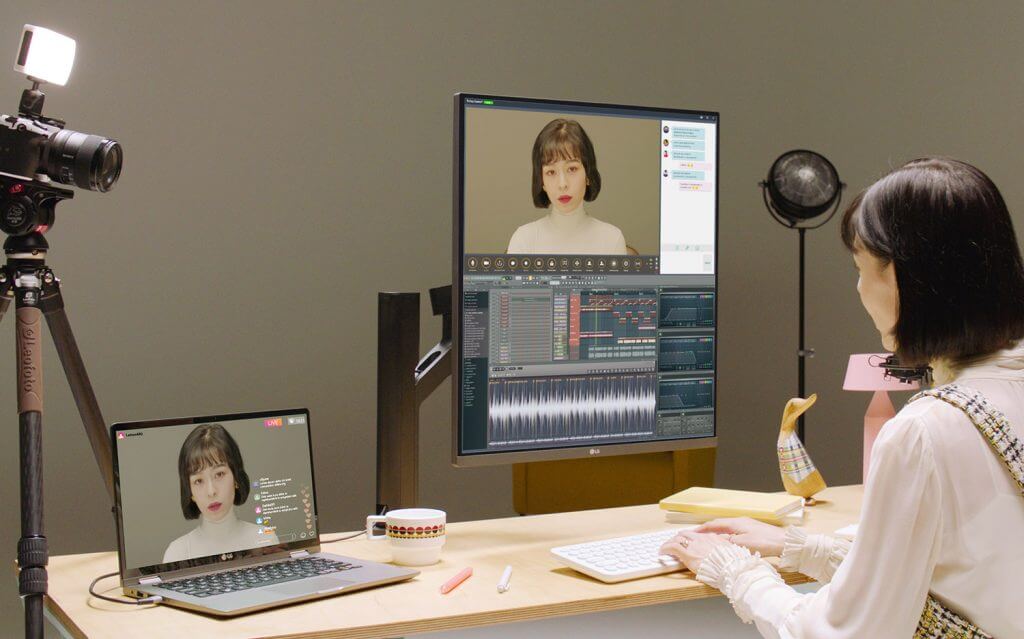  LG 듀얼 업(Dual up) 모니터 2022년 형 공개