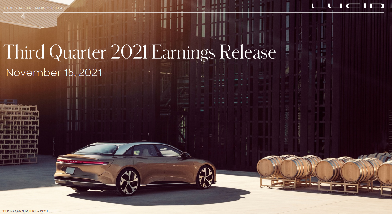  루시드 3분기 실적 발표 분석 (Lucid Group 21y 3q Earnings Review)