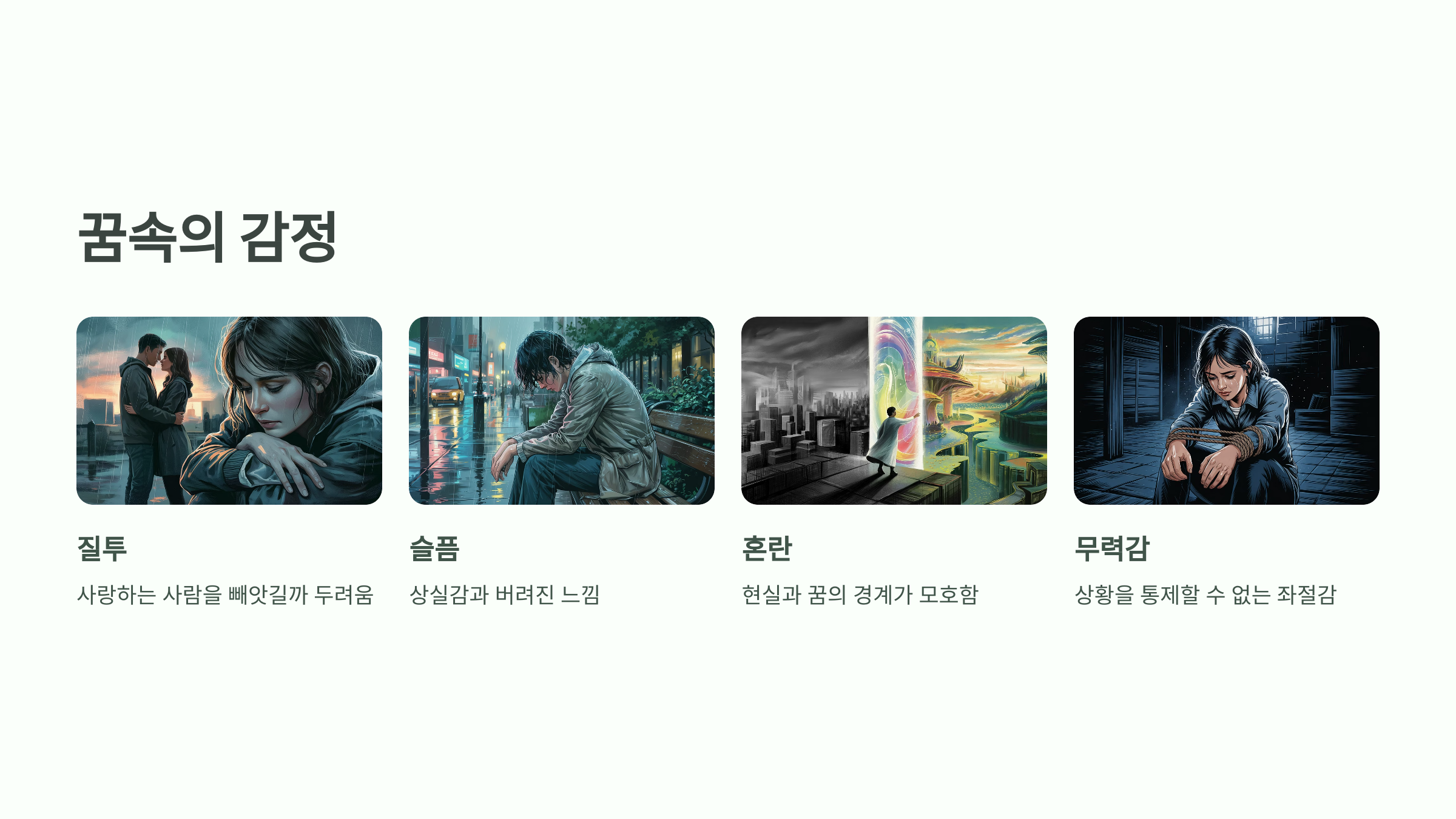 꿈속의 감정