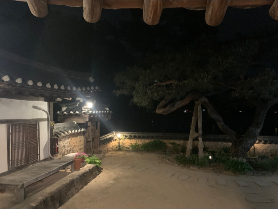 옥연정사의 밤 풍경