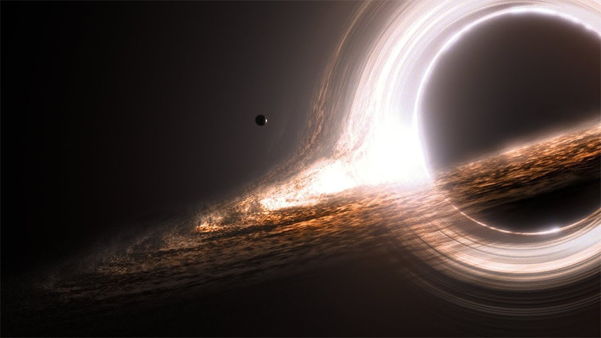 블랙홀 - 인터스텔라 한장면