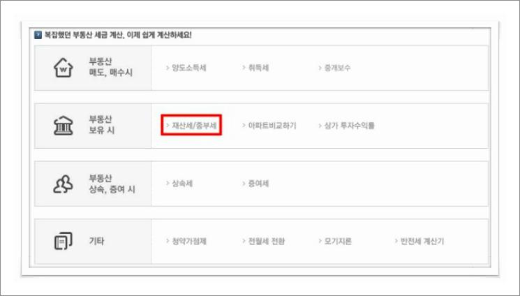아파트 재산세 계산