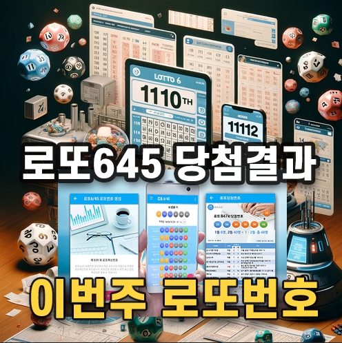 로또645 로또번호 당첨 예상번호 당첨번호 확인