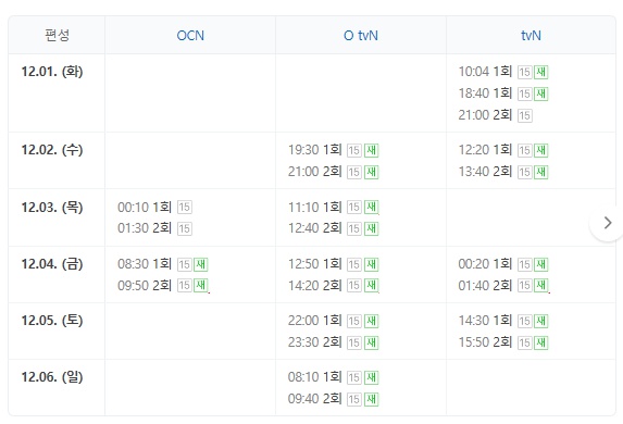 드라마 낮과밤 1회 2회 재방송 다시보기