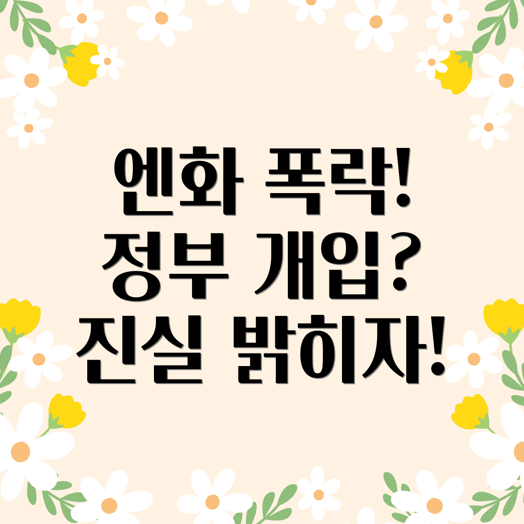 엔화가치 급락