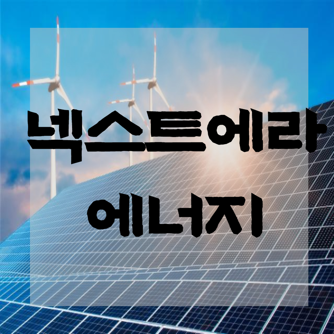  넥스트에라 에너지(NEE) : 신재생 에너지 관련주