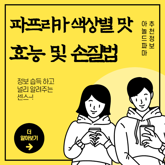  파프리카 색상별 맛 과 효능 및 손질법