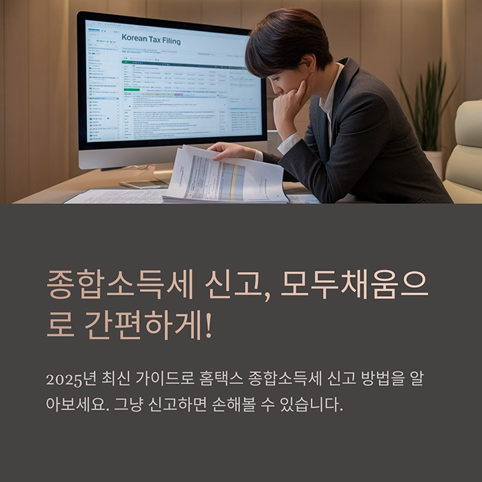 종합소득세 신고 방법