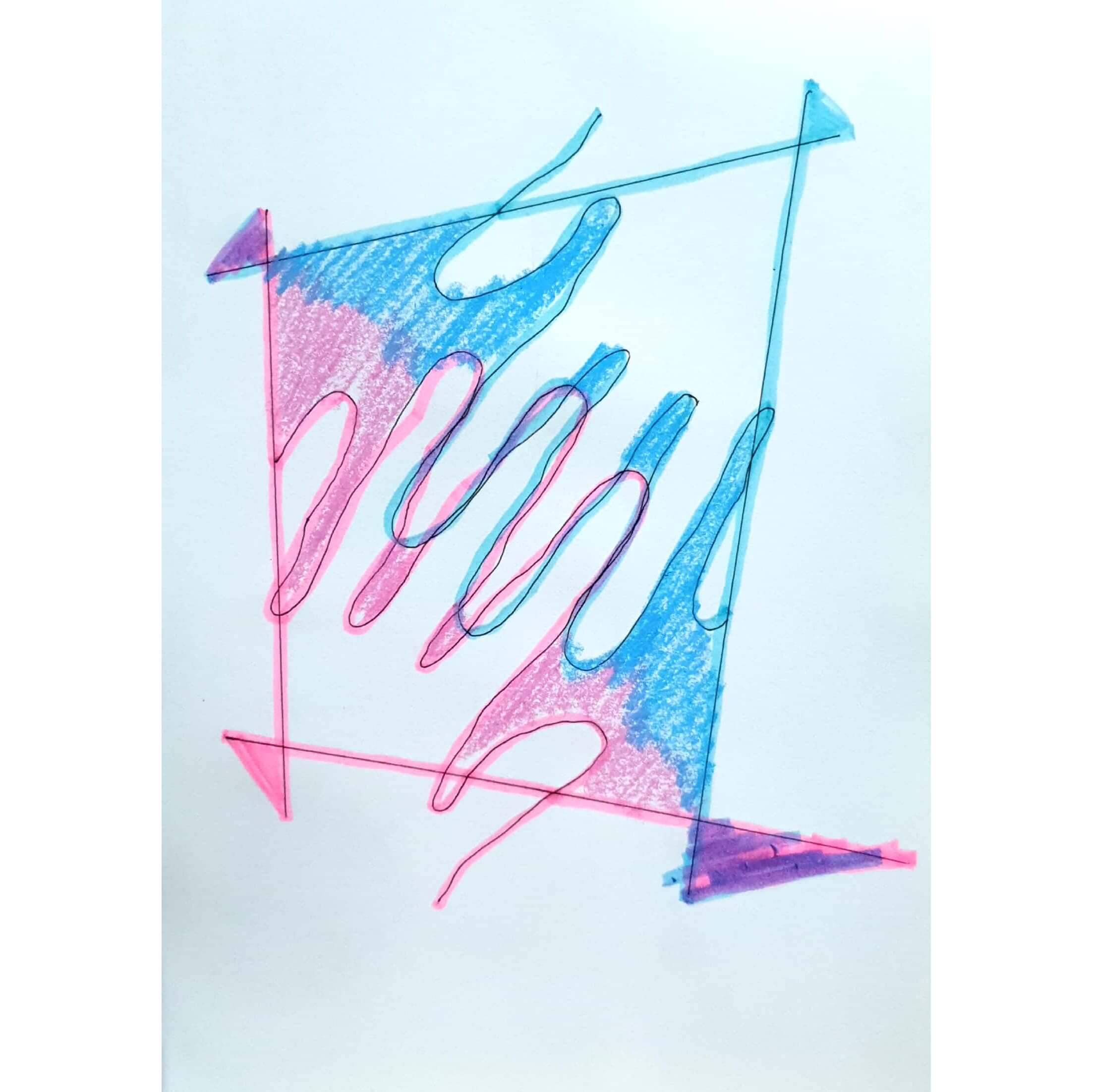  Left Hands 왼손들 / 일러스트레이션 그림 드로잉 / 손 그리기