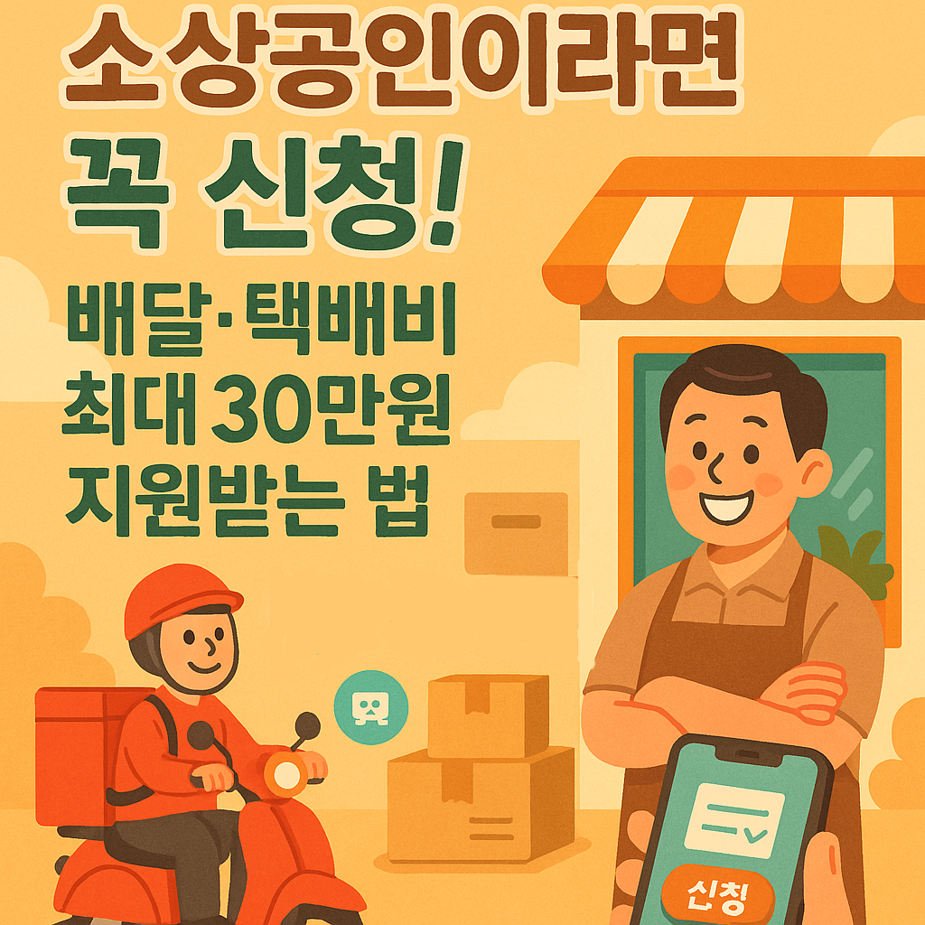 소상공인이라면 꼭 신청