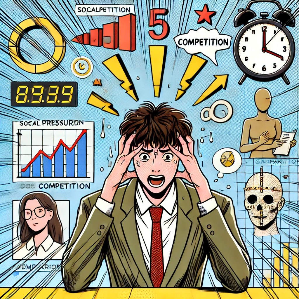 전전긍긍(戰戰兢兢) 불안과 두려움에 떠는 마음의 상태 - 2. 전전긍긍의 현대적 의미와 심리적 영향