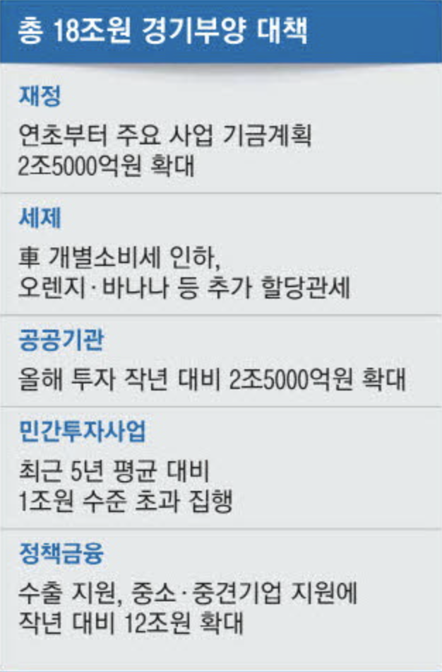 2025 경기부양 정책 (출처 : 매일경제)