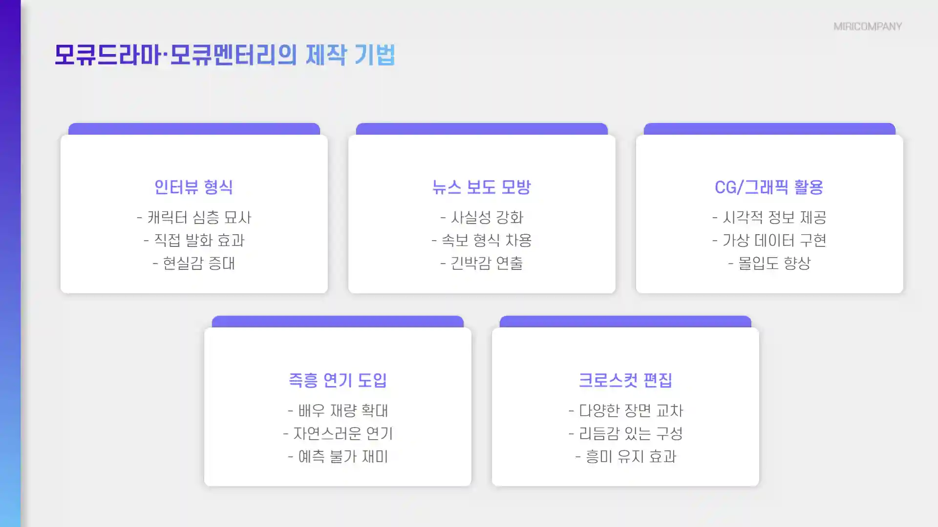 모큐드라마란 모큐멘터리 뜻