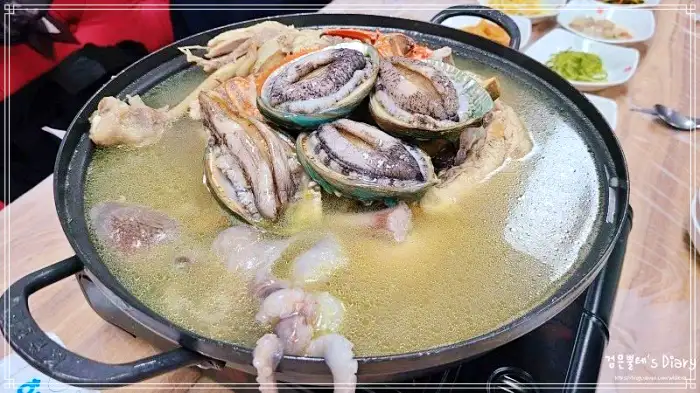 쏠비치 진도 리조트 맛집 전복 삼겹살 구이