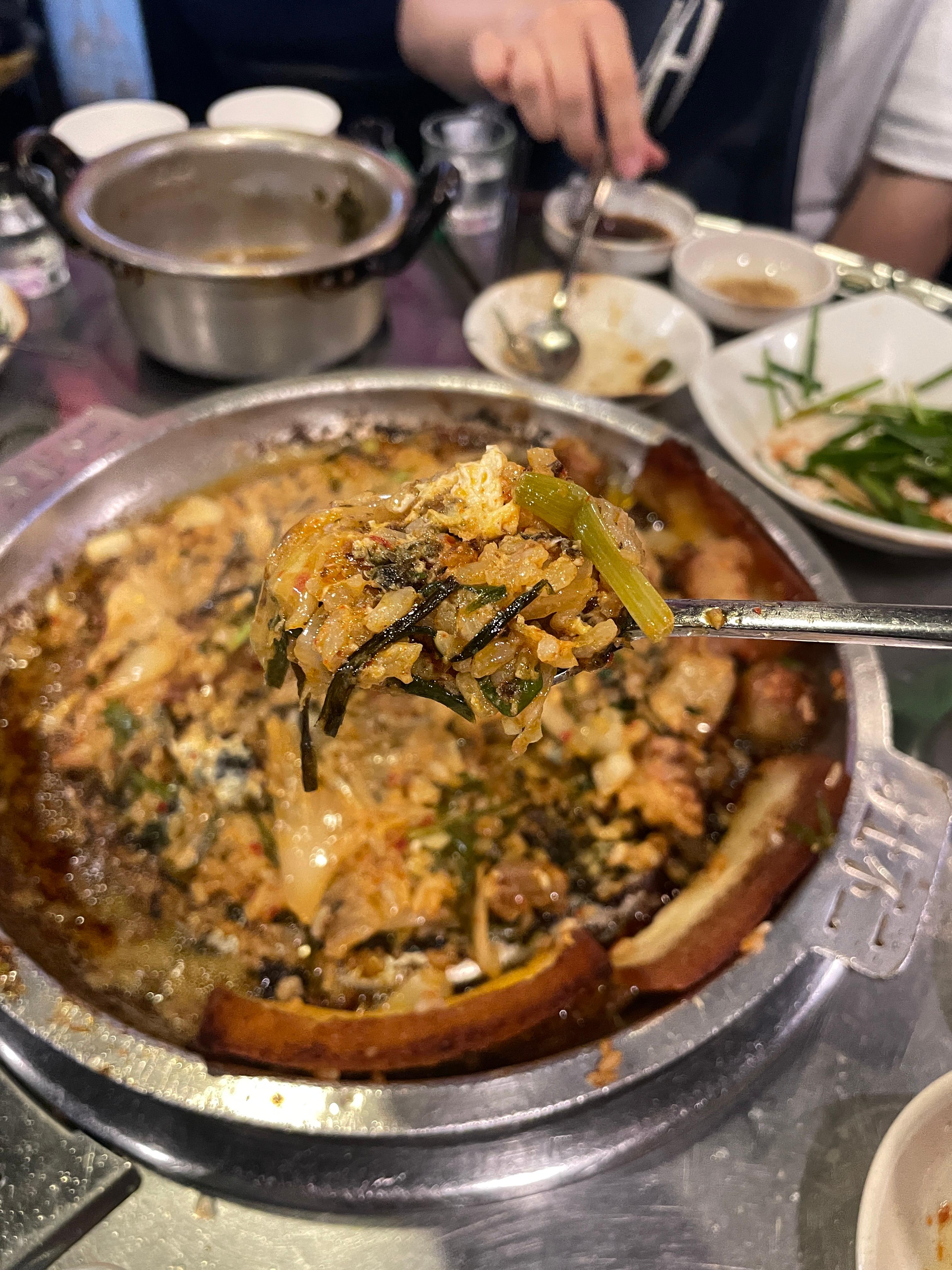 서울대입구 만석곱창 볶음밥