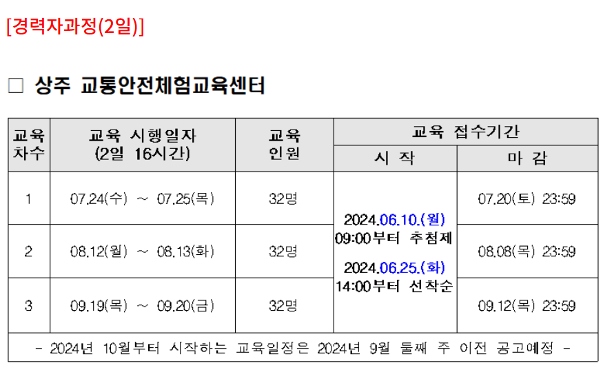 개인택시 양수교육