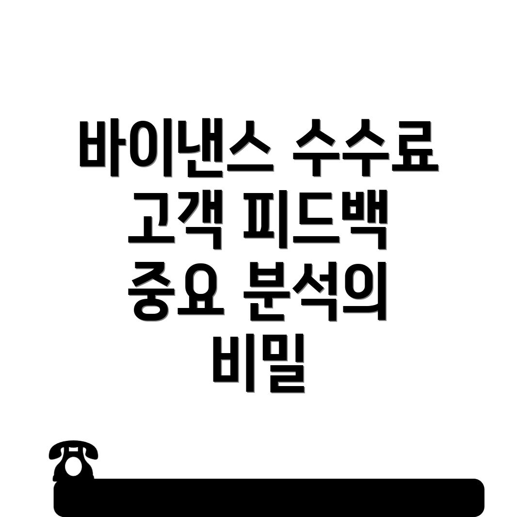 바이낸스 수수료