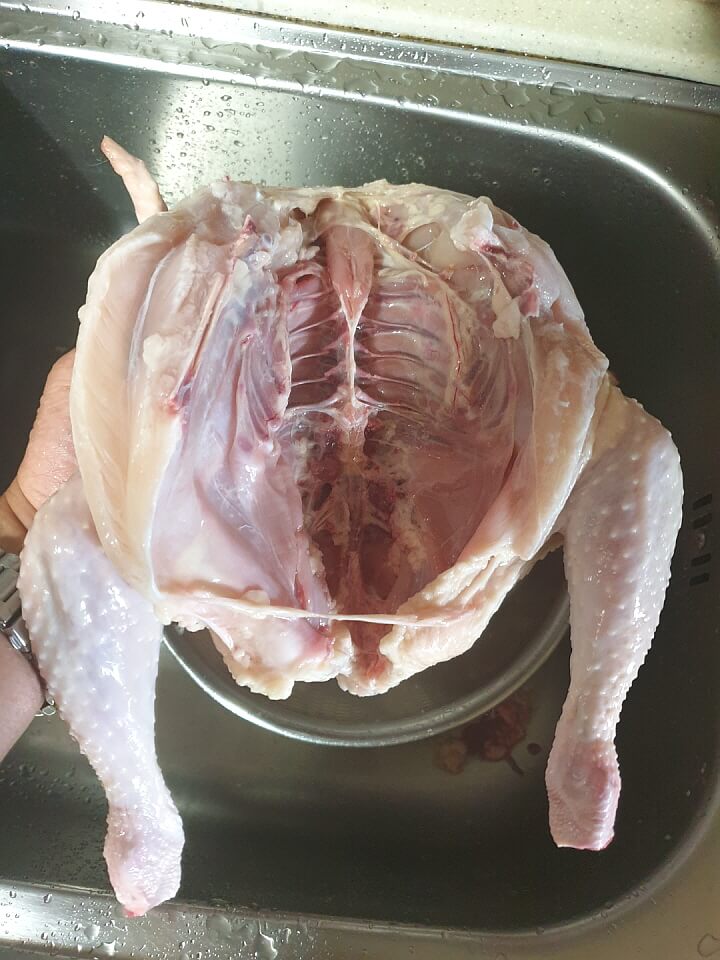 토종닭손질